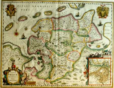 Janssonius-Karte von 1636